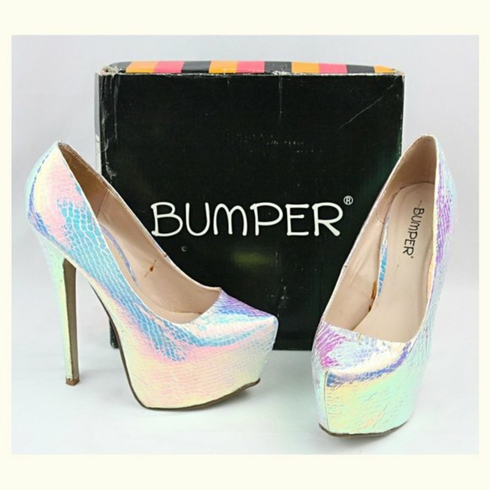 Irridescent High Heels 8.5 9